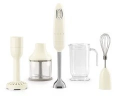 Smeg HBF22CREU Edelstahl-Stabmixer Creme