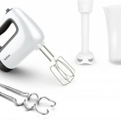 Handrührgeräte Tefal HT4611 Prep 'Mix Handrührgerät Hellgrau/schwarz