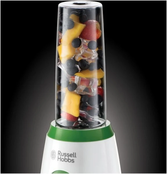 Russell Hobbs Explore Smoothie Maker Mix&Go Cool Standmixer Grün/weiß – Bild 2