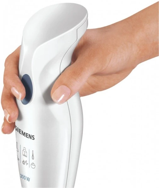 Siemens MQ5B250N Edelstahl-Stabmixer Weiß/blau – Bild 4