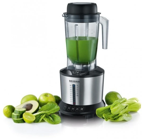 Severin SM 3740 Standmixer Edelstahl-gebürstet/schwarz