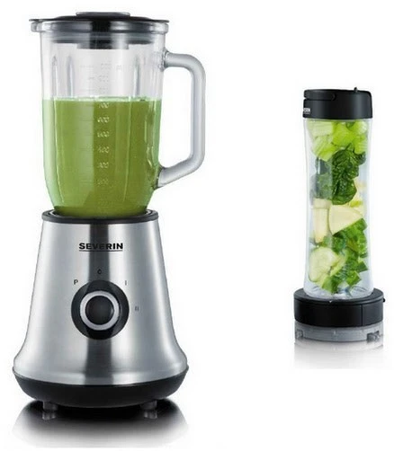 Severin SM 3737 Standmixer Edelstahl/schwarz