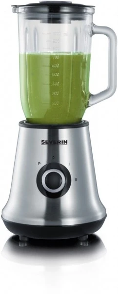 Severin SM 3737 Standmixer Edelstahl/schwarz – Bild 2