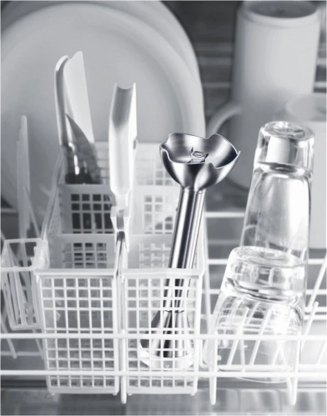 Siemens MQ5B250N Edelstahl-Stabmixer Weiß/blau – Bild 2