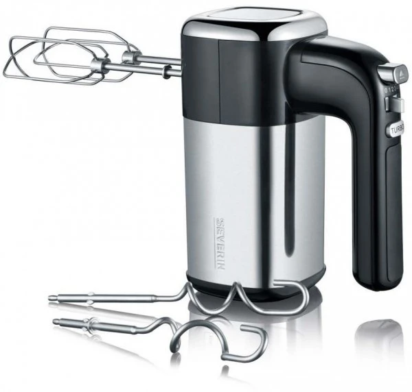 Handrührgeräte Severin HM 9478 Handrührgerät Edelstahl-poliert/schwarz