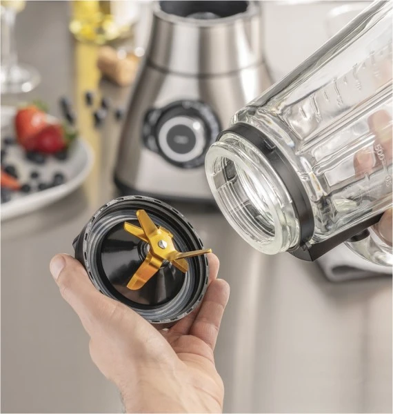 Caso B 1800 Standmixer Edelstahl/schwarz – Bild 2