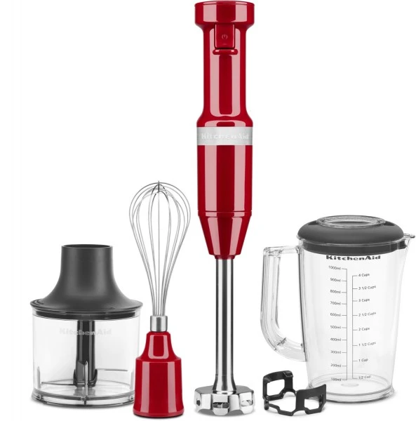 KitchenAid 5KHBV83EER Stabmixer Empire Rot