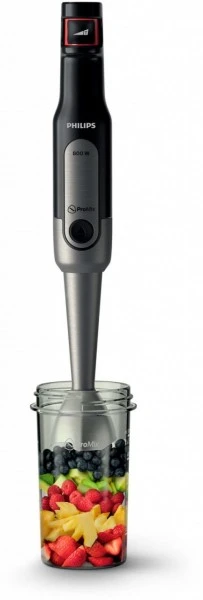 Philips HR 2652/90 Viva Collection Stabmixer Schwarz/edelstahl – Bild 3