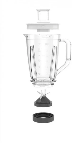 Krups KB42Q110 Blendforce 2in1 Standmixer Weiß – Bild 3