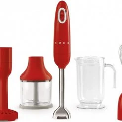 Smeg HBF02RDEU Stabmixer Rot