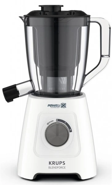 Krups KB42Q110 Blendforce 2in1 Standmixer Weiß